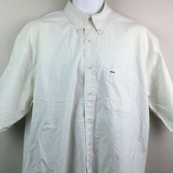 Club Room Mens White Button Shirt  Business Size Large - Picture 1 of 8